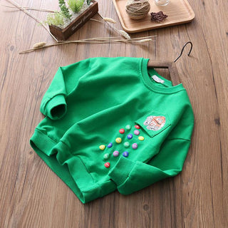 Falling Candy  Winter Pullover Sweat top for boys Green - shopfils.com
