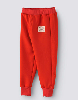 Babyqlo Full Length Jogger Pants - Red