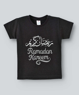 Babyqlo Ramadan Kareem Tshirt for boys and girls - Charcoal Gray