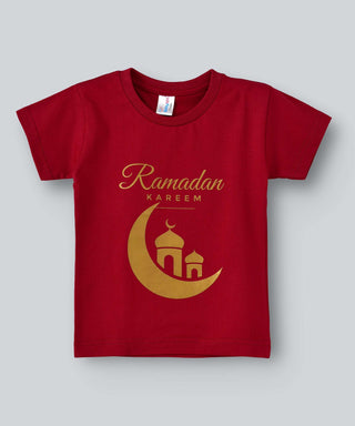 Babyqlo Ramadan Kareem Tshirt for boys and girls - Maroon