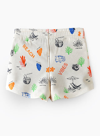Under the Sea All Over Print Shorts - Multicolor
