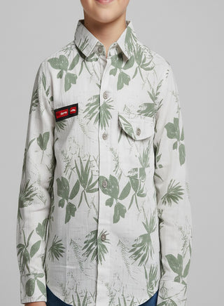 Boys Printed CausalCotton Shirt