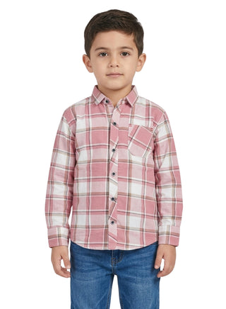 Boys Smart Casual Printed Shirt