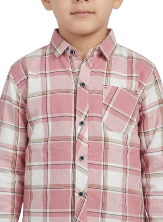 Boys Smart Casual Printed Shirt