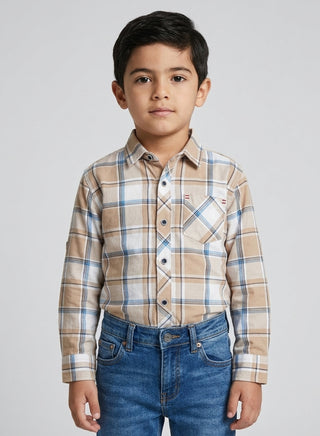 Boys Everyday Checked Casual Shirt
