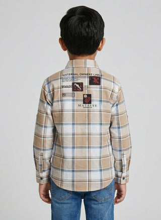 Boys Everyday Checked Casual Shirt