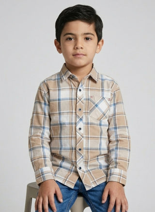 Boys printed casual shirt suitable for holidays and outings