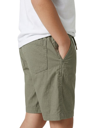 Green Cargo Shorts for Boys