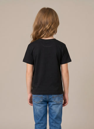 Girls Chaos Queen Black  T-Shirt