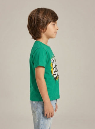 Boys Take The Step Printed T-Shirt
