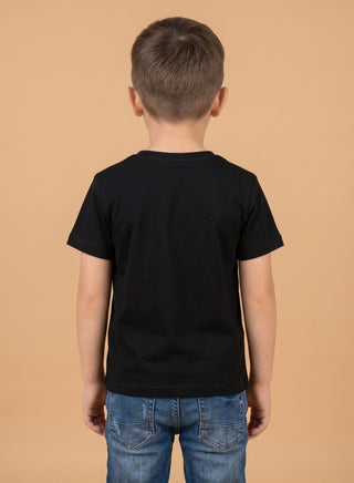 Boys Courage Tiger Black T-Shirt