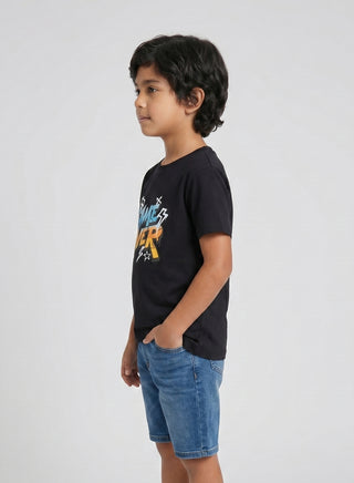 Boys Game Over Black T-Shirt