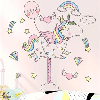 Baby Unicorn Wall Sticker For Baby and Kids Room