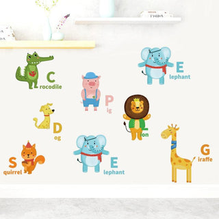 Animal Printed Wall Sticker For Baby and Kids Room