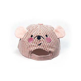 Babyqlo Bear Ear Feature Cap for Little Girls - Beige