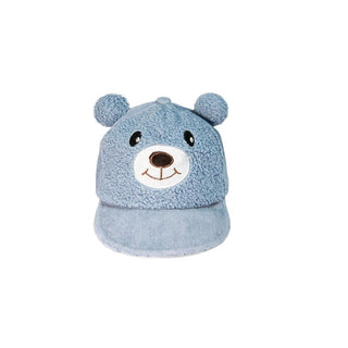 Babyqlo Bear Face Feature Cap - Blue