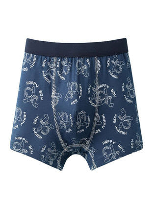 Boys Cotton Space Astronaut Boxer Pack of 4