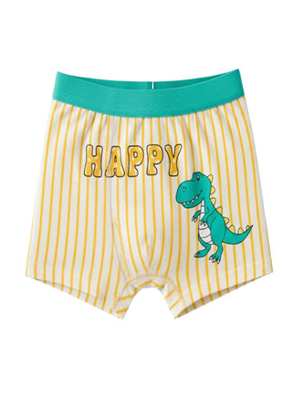 Boys Cotton Cute Dinosaur Boxer Pack of 4