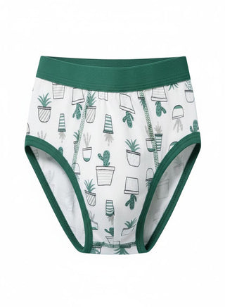 Boys Cotton Cute Print Briefs Pack of 4