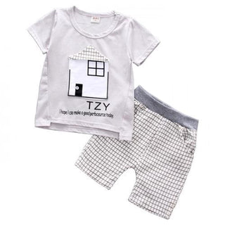Assorted 2Pc summer Tee and Short Set for Boys
