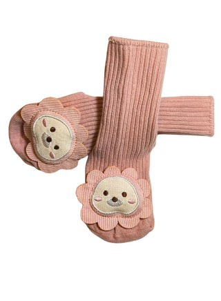 Adorable Lion Baby Cap and Socks Set