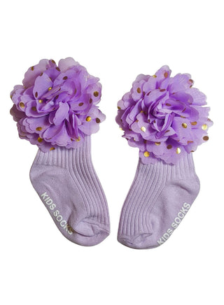 Baby Girl Floral Cap and Socks Set