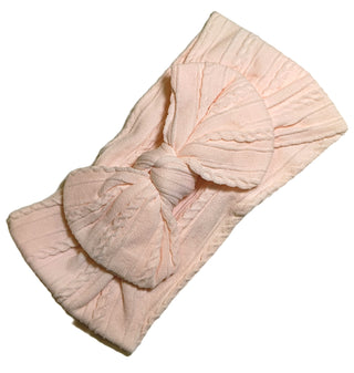 Cute Pink Baby Bib Headband Set