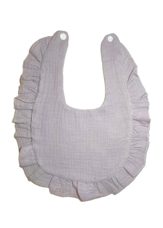 Baby Girl Bib and Bow Headband Set