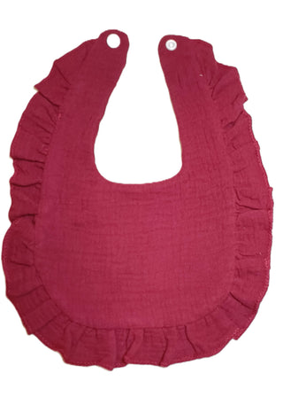 Baby Girl Cotton Bib Headband Set