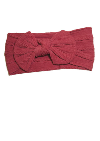 Baby Girl Cotton Bib Headband Set