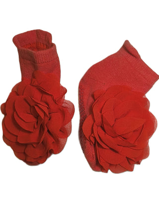 Baby Girl Flower Socks Headband Set