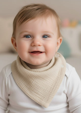 Baby Bandana Bibs Set of 3 Cotton