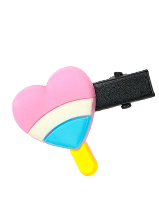Girls Multicolor Hair Clips Set