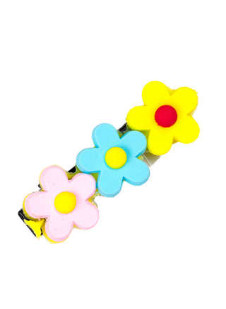 Kids Flower Star Hair Clips Pack