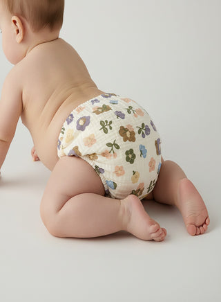 Muslin Floral Potty Training Pants Set of 3