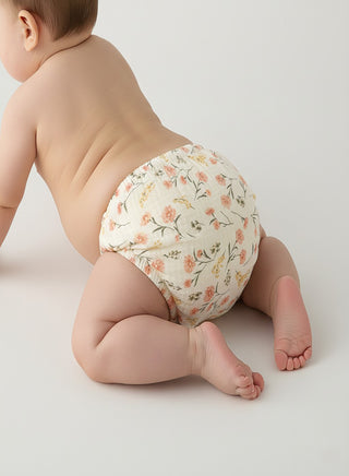 Muslin Floral Potty Training Pants Set of 3