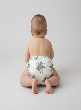 Muslin Dino and Vehicle Potty Training Pants Set of 3