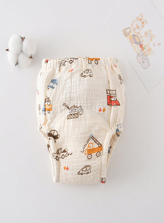 Muslin Dino and Vehicle Potty Training Pants Set of 3