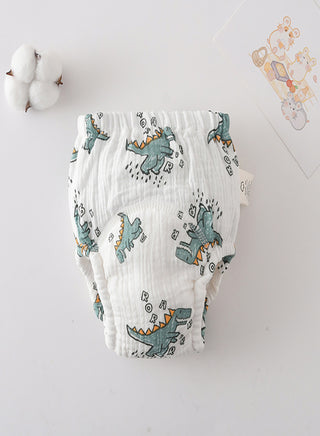 Muslin Dino and Vehicle Potty Training Pants Set of 3