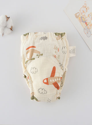 Muslin Dino and Vehicle Potty Training Pants Set of 3