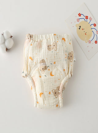 Muslin Animal Moon Potty Training Pants Set of 3