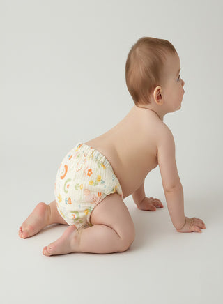 Muslin Bear Floral Potty Training Pants Set of 3