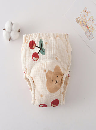 Muslin Bear Floral Potty Training Pants Set of 3