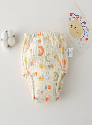 Muslin Bear Floral Potty Training Pants Set of 3