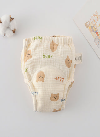 Muslin Bear Bunny Potty Training Pants Set of 3