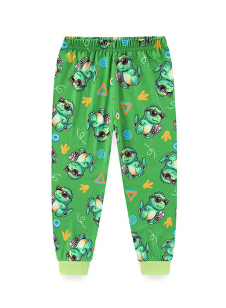 Glow Dinosaur Boys Cotton Pajama Night Set
