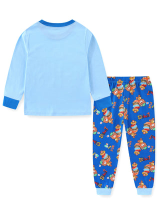 Glow Donut Bear Boys Cotton Pajama Set
