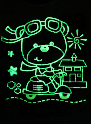 Glow Cute Rider Boys Cotton Nightwear Pajamas