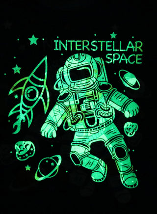 Glow Space Astronaut Boys Cotton Pajama Set
