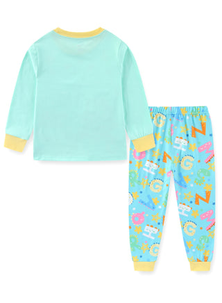 Glow Jungle Dinos Boys Cotton Night Suit